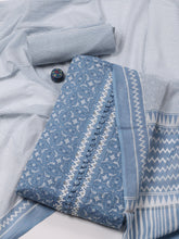 Printed Cotton Unstitched Suit Piece With Dupatta